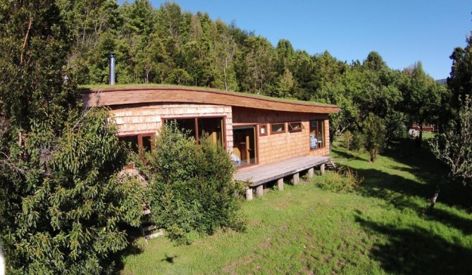 Casas Martín Pescador, Lago Huillinco, Chiloe