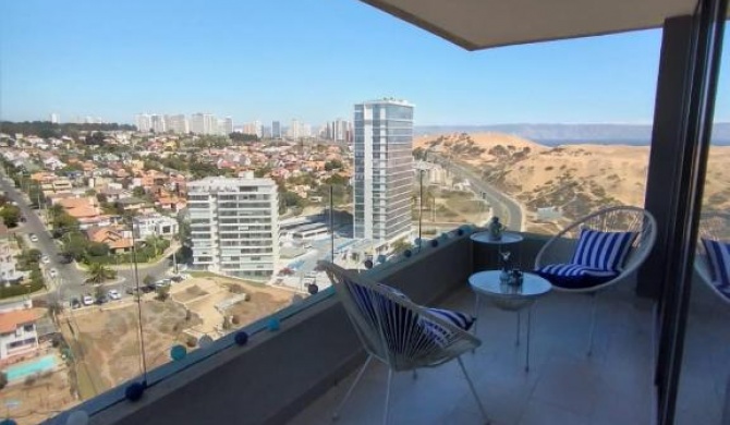 Hermoso departamento con hermosa vista al mar ,comodo, piscina 2306B