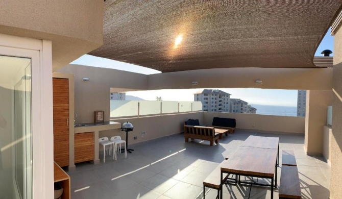 Departamento con terraza propia incluida en azotea en Punta Puyai