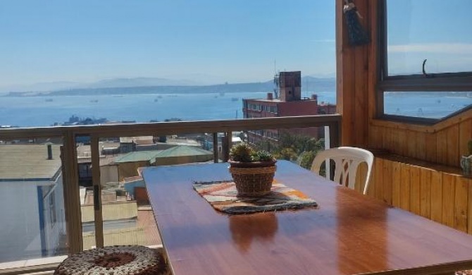 Hostal lala porteña vista al mar, baño privado y desayuno