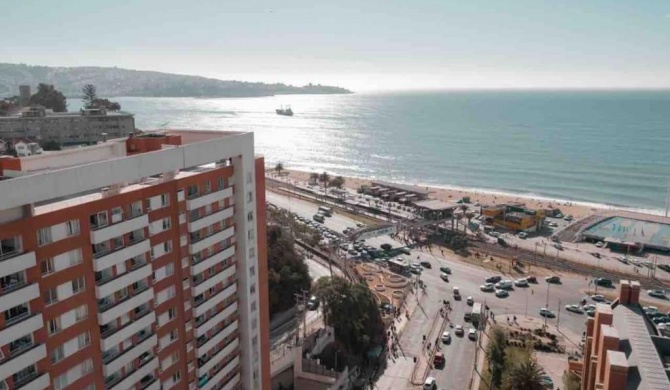 Apartamento con vista al mar en Viña-Valparaiso