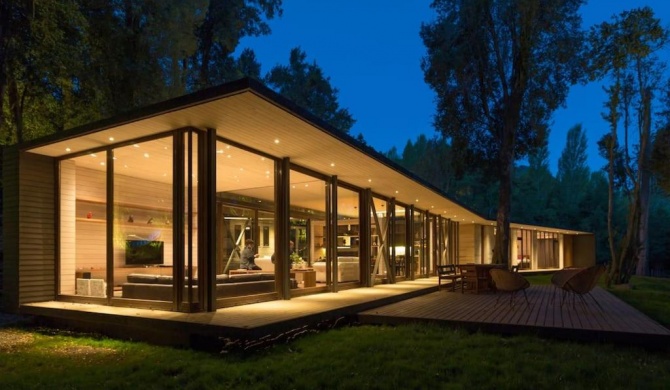 Casa a orilla del lago Villarrica (Pucón)