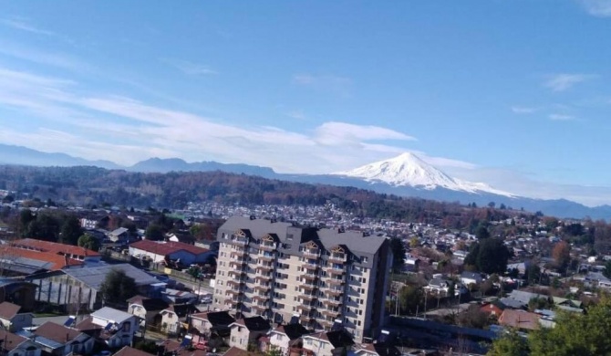 Hermoso departamento con vista al volcán y al lago